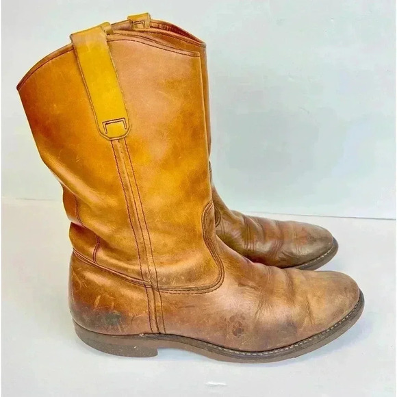 Red Wing Boots Men’s Size 9C Style 12303 Brown Leather - Picture 1 of 11